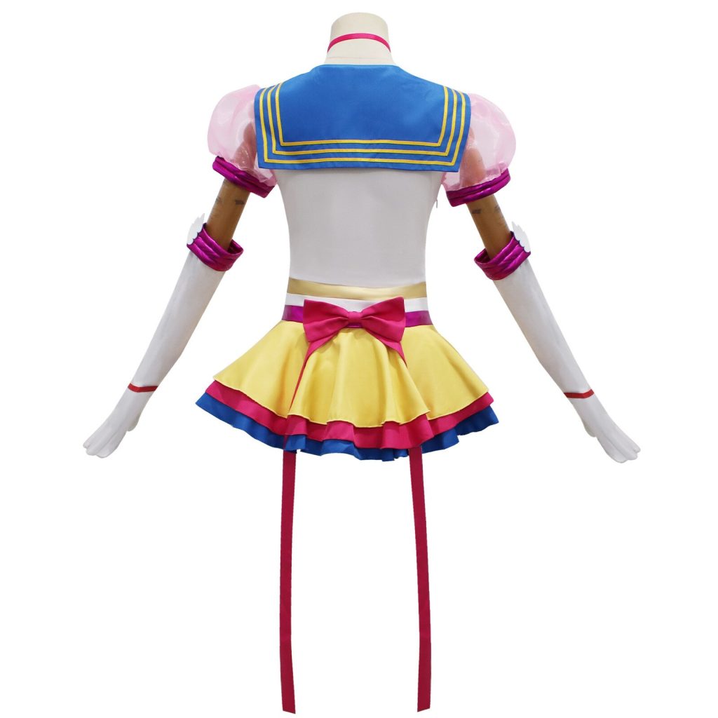 Anime Sailor Moon Cosplay Costume Wig Tsukino Usagi Uniform Dress Yellow Wig Halloween Carnivl Party Outfits 4 - Sailor Moon Gifts