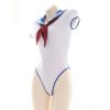 Cute Sailor Moon Cosplay Bodysuit Bow knot Sailor Suit Women Sexy Bodycon Romper Bodysuits Anime School 2 - Sailor Moon Gifts