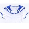 Cute Sailor Moon Cosplay Bodysuit Bow knot Sailor Suit Women Sexy Bodycon Romper Bodysuits Anime School 5 - Sailor Moon Gifts