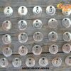 hollow sun and moon keychain crescent 26 english letter 556 - Sailor Moon Gifts