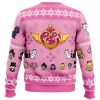 Merry Senshi Sailor Moon PC Ugly Christmas Sweater back mockup - Sailor Moon Gifts